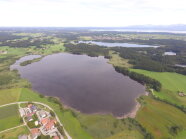 Drohnenbild vom Pelhamer See